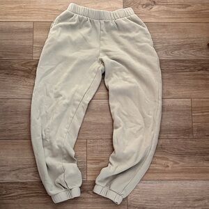 Cozy Pale Green Jogger Pants